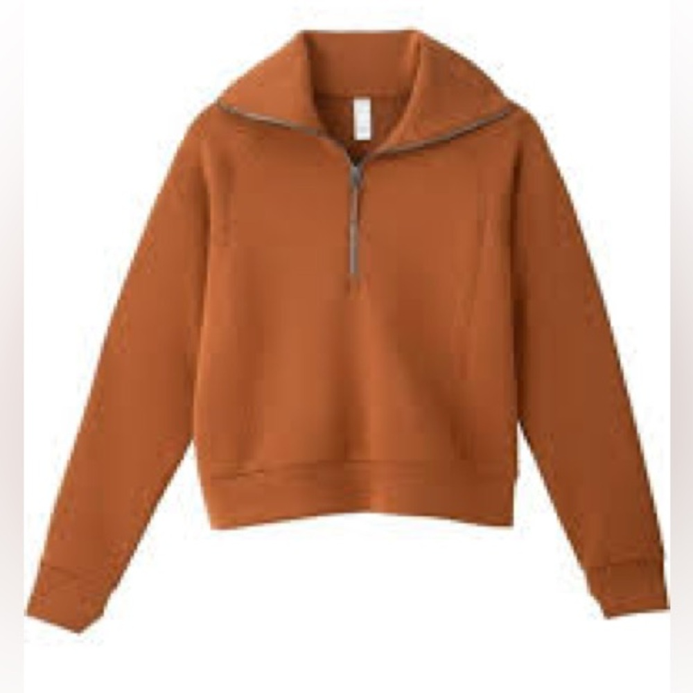 Spanx Airessentials half zip in butterscotch size… - image 2